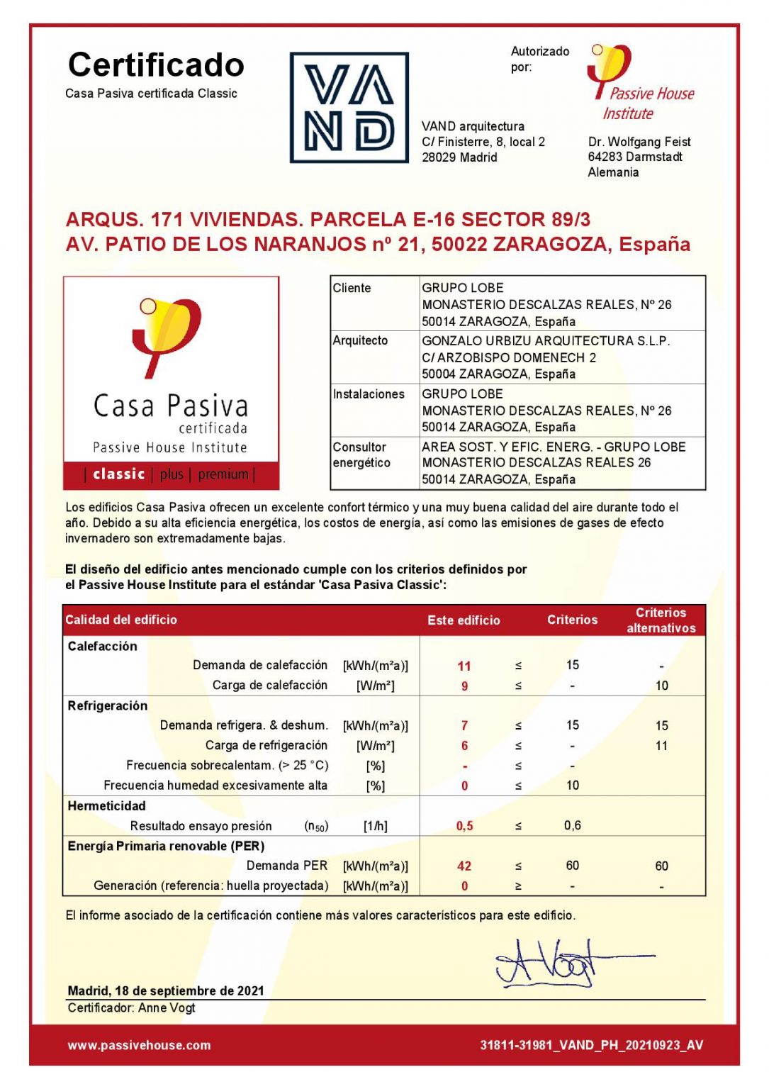 ¡Más de 1000 viviendas Passivhaus certificadas!