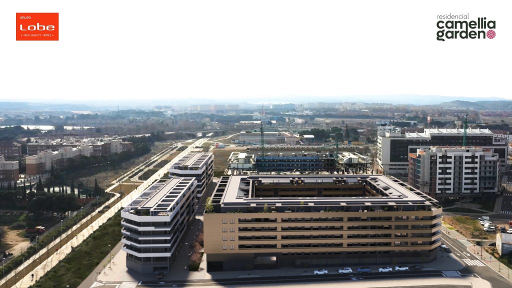 Formidable vista aérea de la nueva zona del Corredor Verde