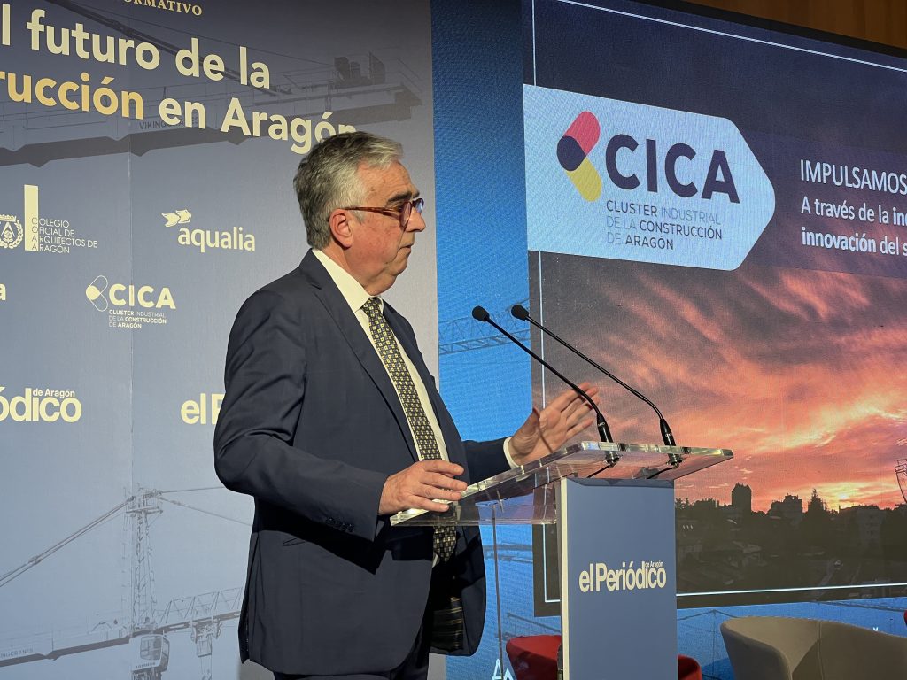 Juan Carlos Bandrés, presidente del Clúster Industrial de la Construcción de Aragón (CICA)